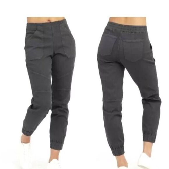 SPANX  Stretch Twill Cargo Jogger In Dark Grey  Size Medium - Picture 1 of 4